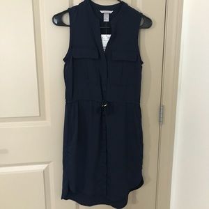 NWT H&M Casual Navy Blue Dress! Size 2!